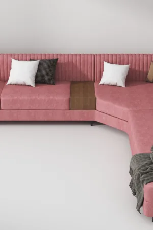 Parallax Sectional (Pink)