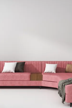 Parallax Sectional (Pink)