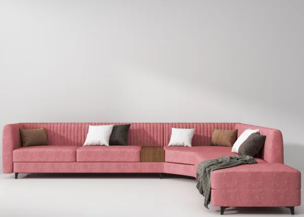 Parallax Sectional (Pink)