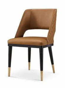 Premium Leatherette Back Dining Chai